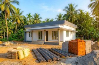 1000 sq ft house construction cost in kerala